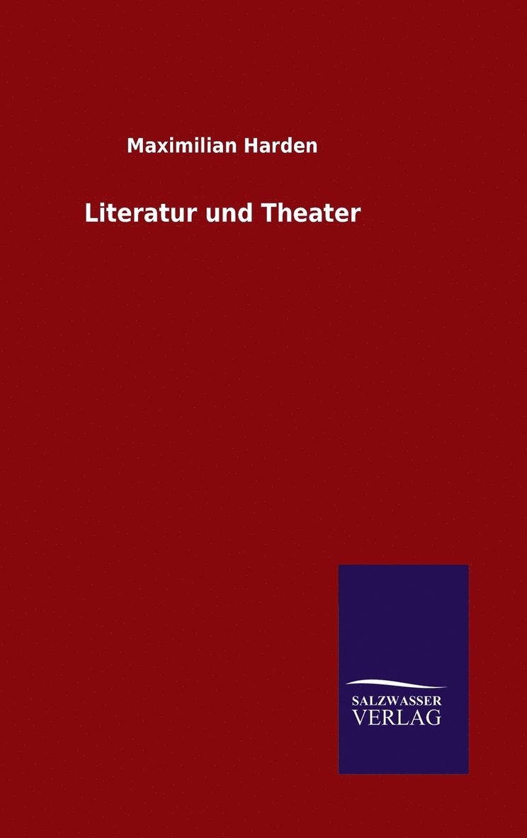 Literatur und Theater 1