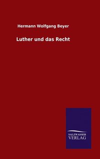 bokomslag Luther und das Recht