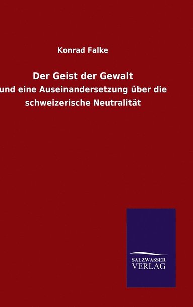 bokomslag Der Geist der Gewalt