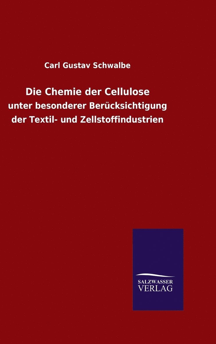 Die Chemie der Cellulose 1