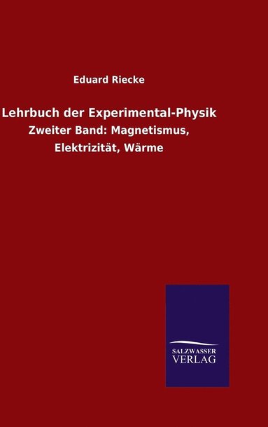 bokomslag Lehrbuch der Experimental-Physik