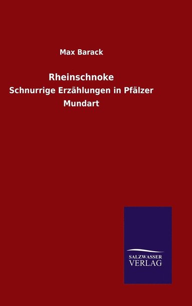 bokomslag Rheinschnoke