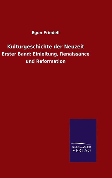 bokomslag Kulturgeschichte der Neuzeit