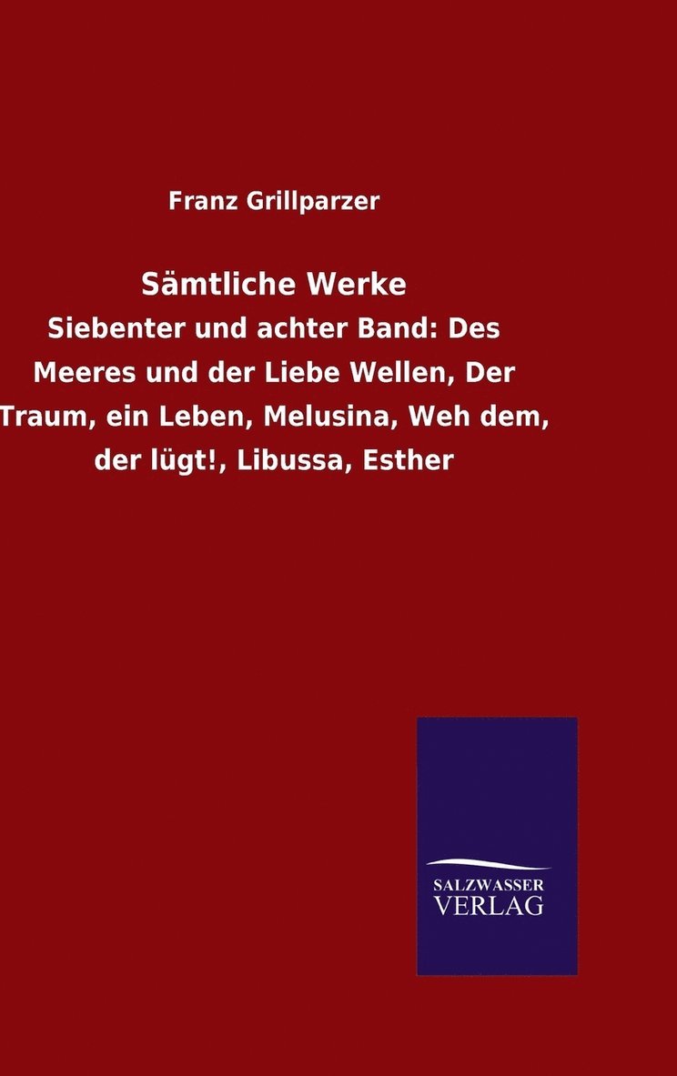 Smtliche Werke 1