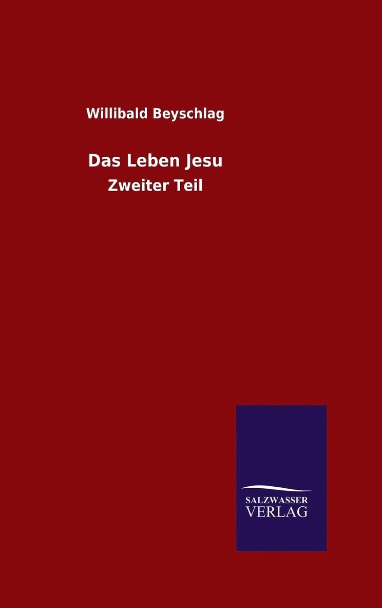 Das Leben Jesu 1