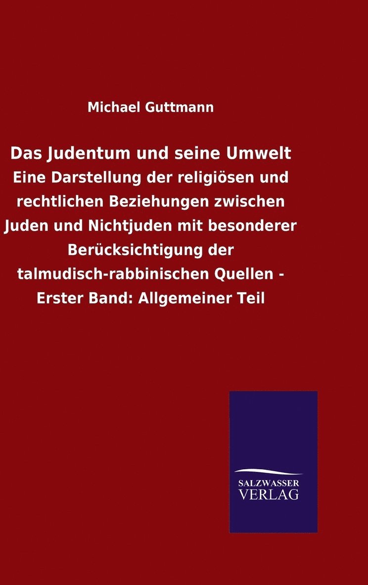 Das Judentum und seine Umwelt 1