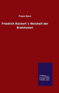 bokomslag Friedrich Rckerts Weisheit der Brahmanen