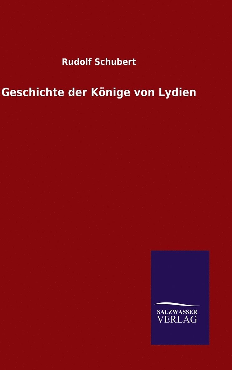 Geschichte der Knige von Lydien 1