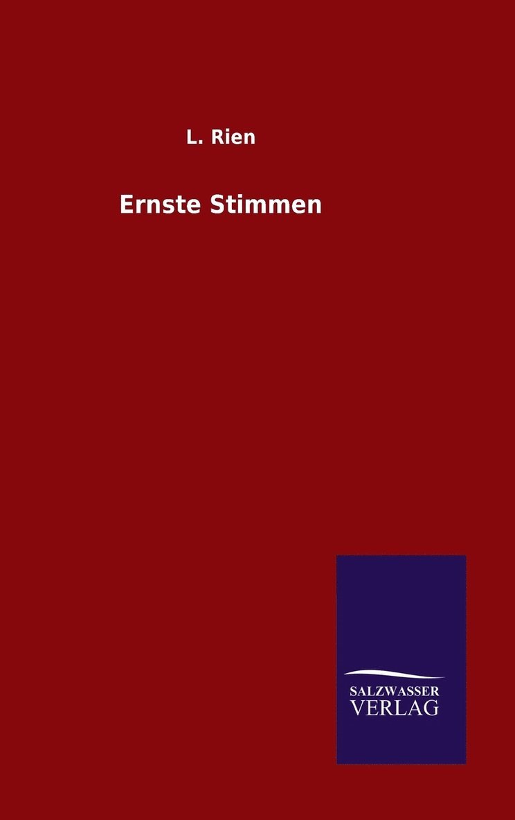 Ernste Stimmen 1