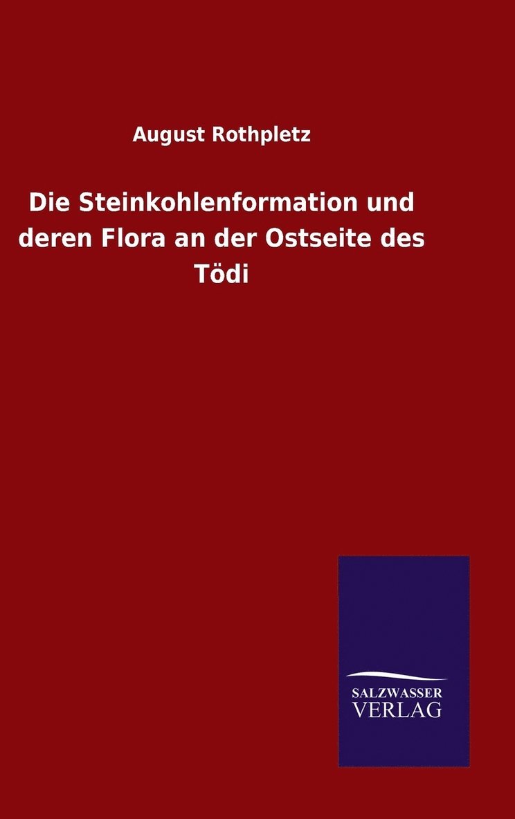 Steinkohlenformation und deren Flora an der Ostseite des Tödi