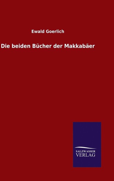 bokomslag Die beiden Bcher der Makkaber