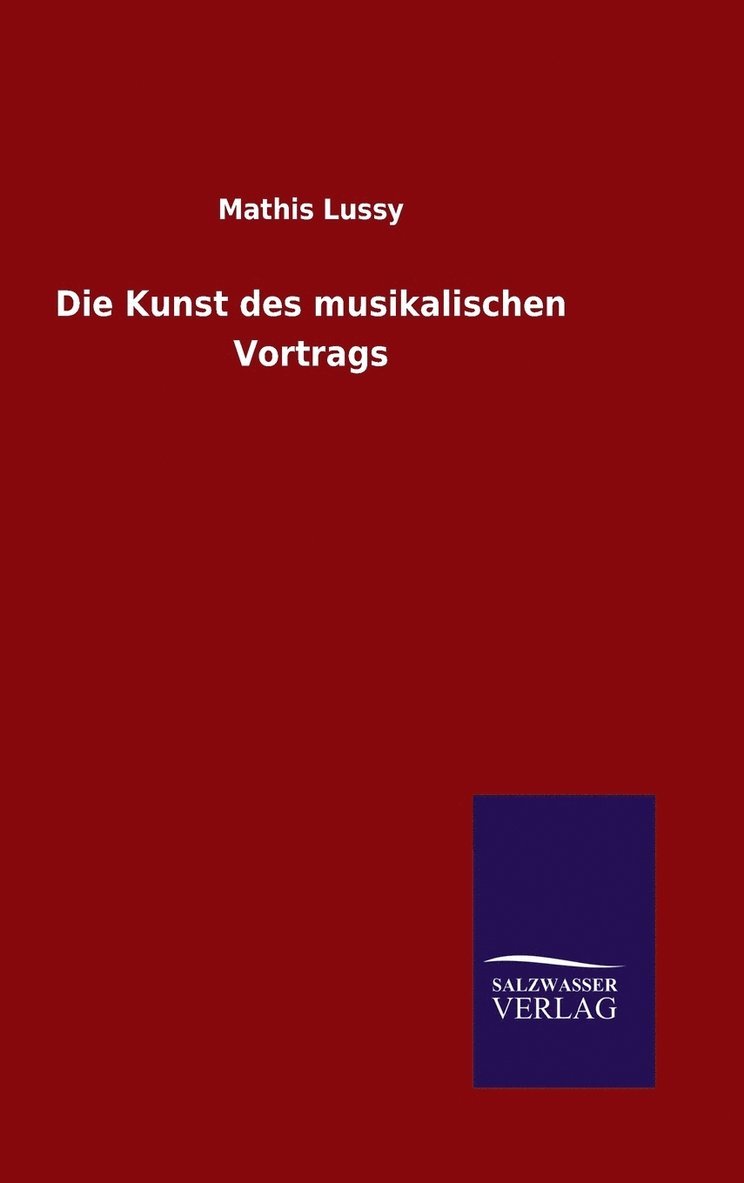 Kunst des musikalischen Vortrags