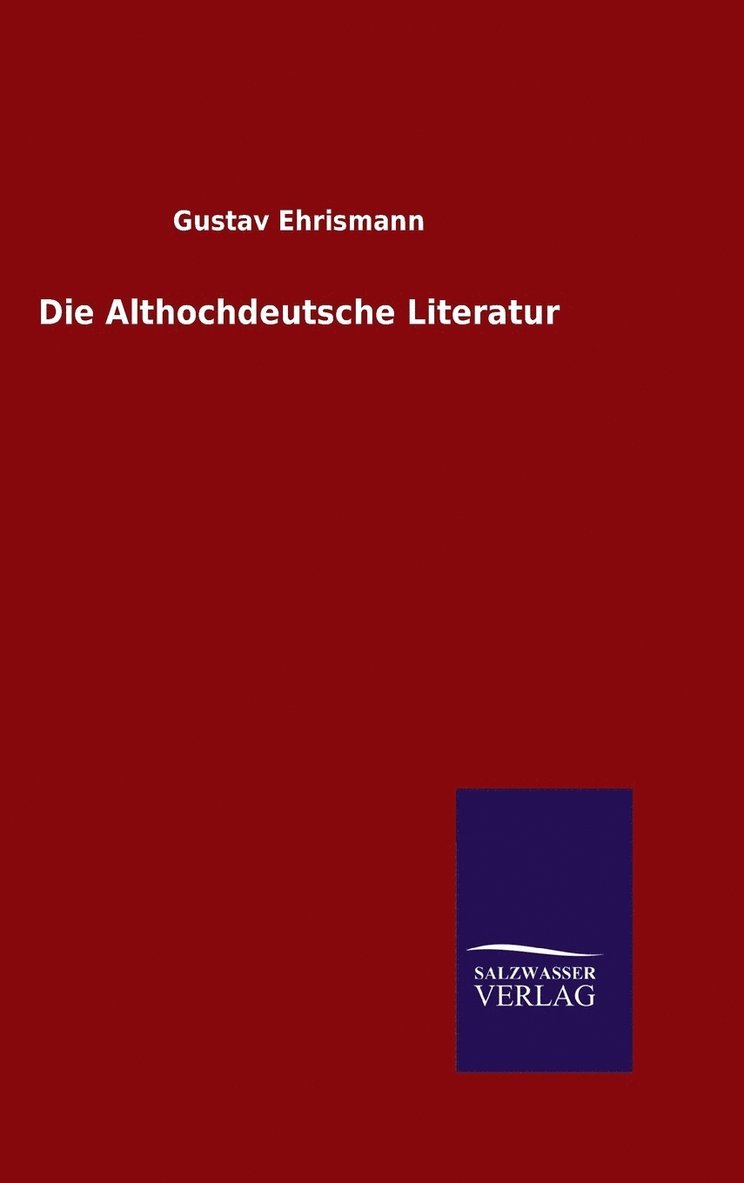 Althochdeutsche Literatur 1