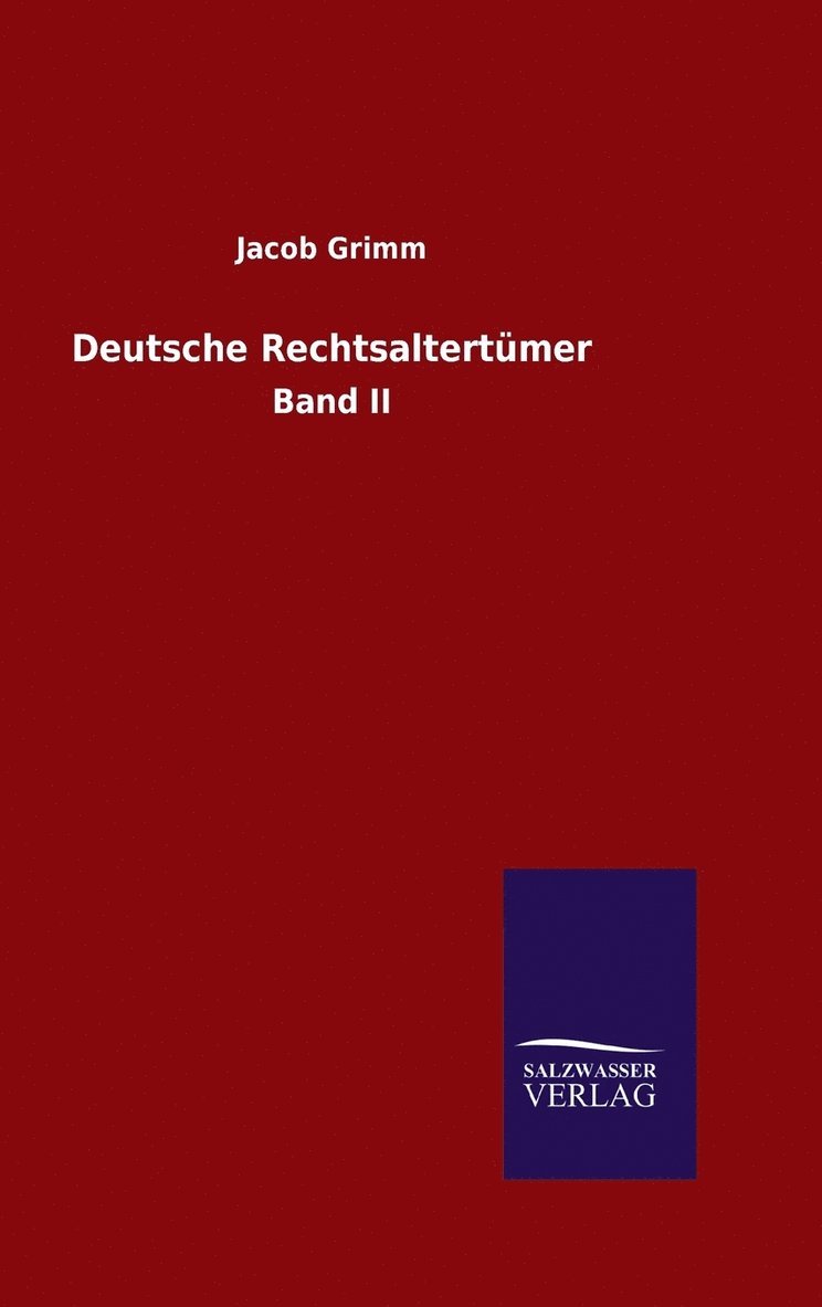 Deutsche Rechtsaltertümer