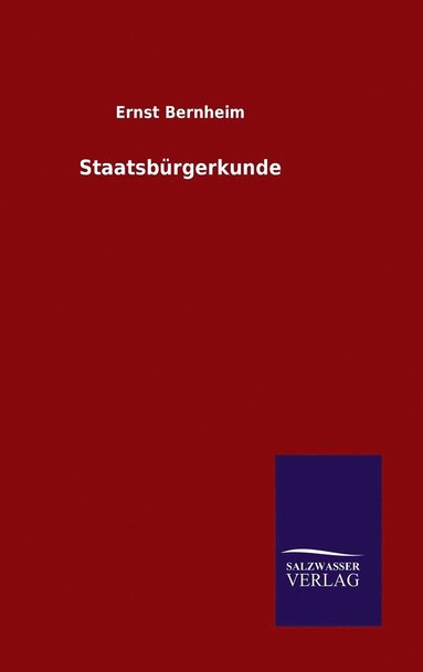 bokomslag Staatsbrgerkunde