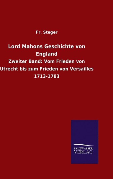 bokomslag Lord Mahons Geschichte von England