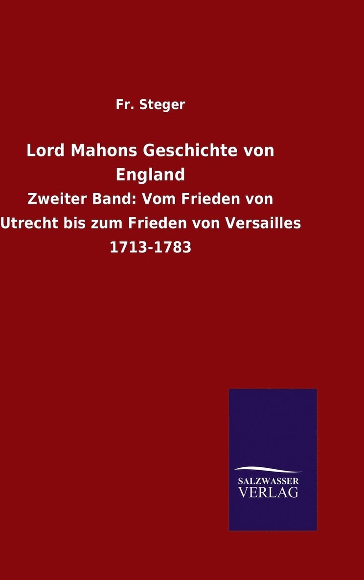 Lord Mahons Geschichte von England 1