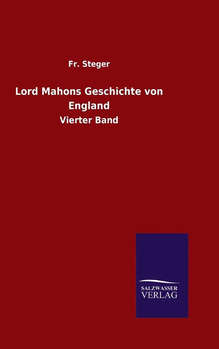 Lord Mahons Geschichte von England 1