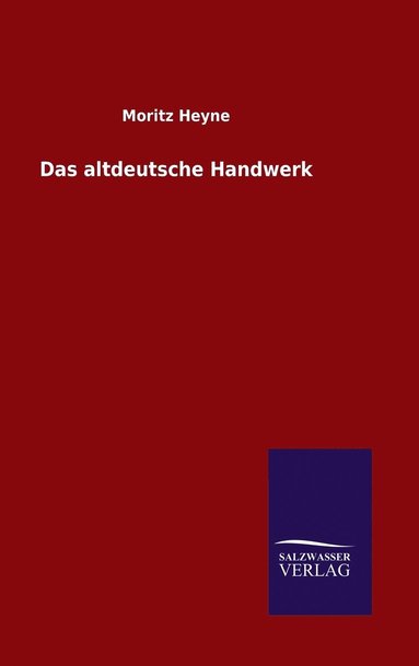 bokomslag Das altdeutsche Handwerk