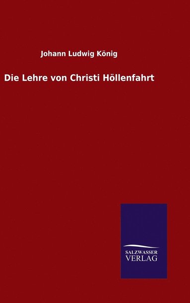 bokomslag Lehre von Christi Höllenfahrt