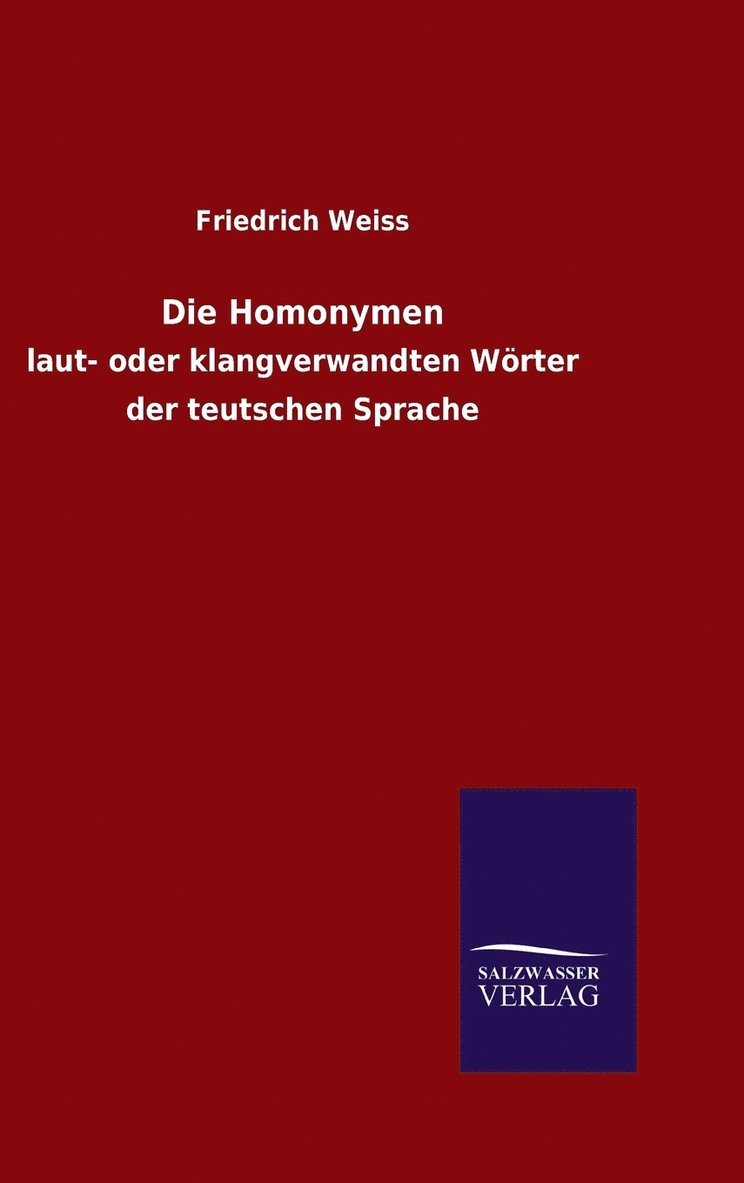 Die Homonymen 1