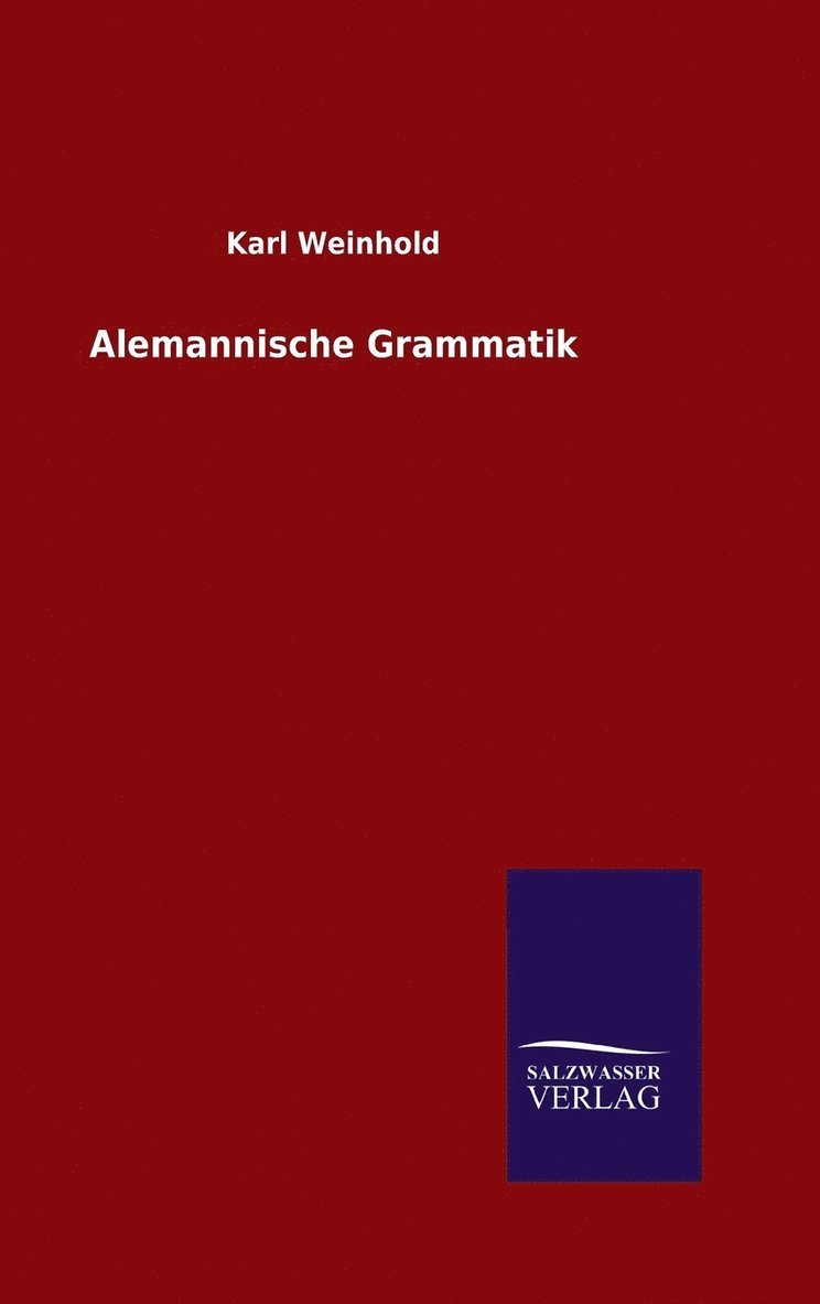 Alemannische Grammatik 1