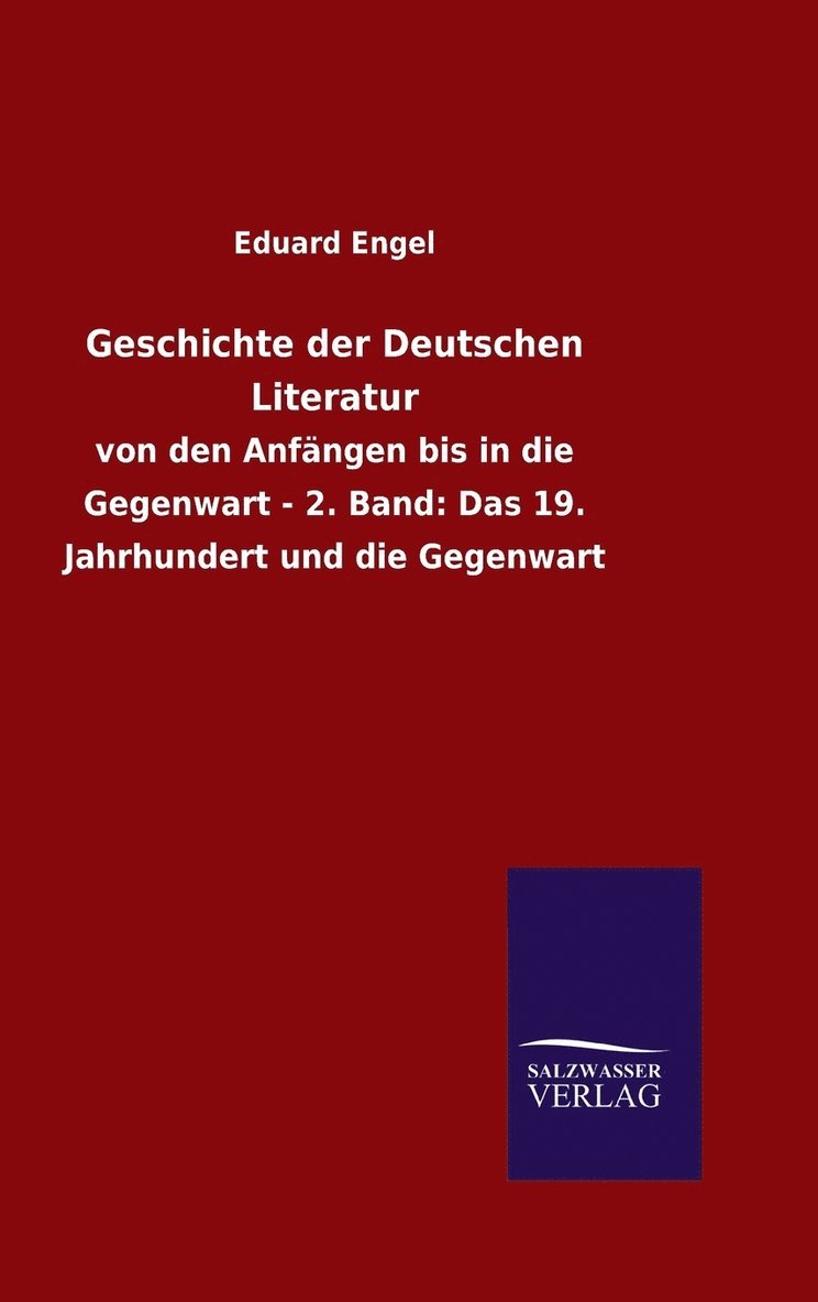 Geschichte der Deutschen Literatur 1