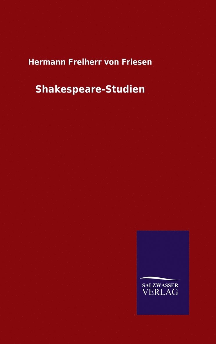 Shakespeare-Studien 1