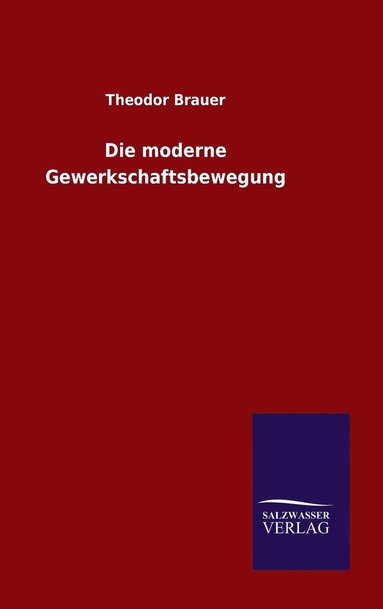 bokomslag moderne Gewerkschaftsbewegung