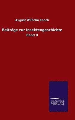 August Wilhelm Knoch - Beiträge zur Insektengeschichte, Inbunden