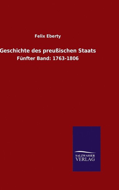 bokomslag Geschichte des preußischen Staats