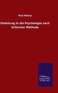 bokomslag Einleitung in die Psychologie nach kritischer Methode