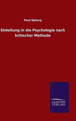 bokomslag Einleitung in die Psychologie nach kritischer Methode