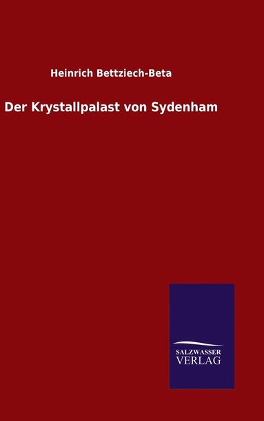 bokomslag Der Krystallpalast von Sydenham