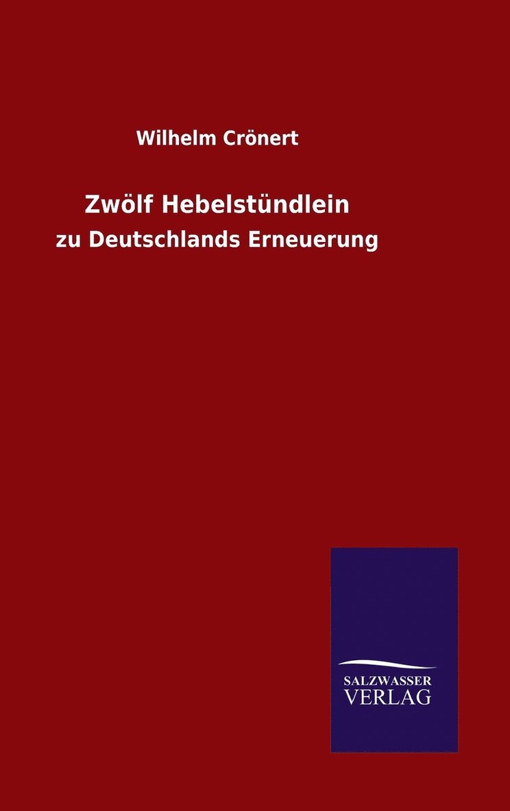 Zwölf Hebelstündlein