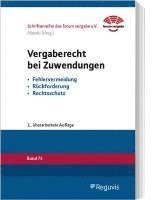 bokomslag Vergaberecht bei Zuwendungen