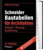 Andrej Albert - Schneider - Bautabellen für Architekten, Inbunden
