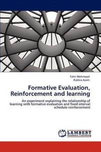 bokomslag Formative Evaluation, Reinforcement and learning
