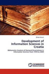 bokomslag Development of Information Sciences in Croatia