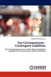 bokomslag Tax Consequences - Contingent Liabilities