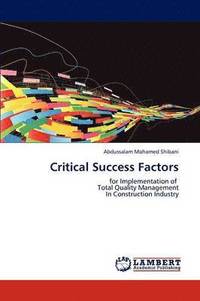 bokomslag Critical Success Factors