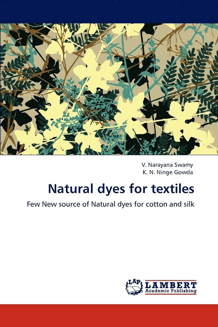 Natural dyes for textiles 1