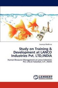bokomslag Study on Training & Development at Lanco Industries Pvt. Ltd, India