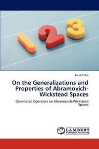 bokomslag On the Generalizations and Properties of Abramovich-Wickstead Spaces