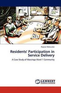 bokomslag Residents' Participation in Service Delivery