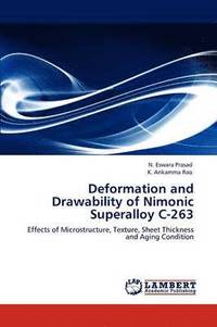 bokomslag Deformation and Drawability of Nimonic Superalloy C-263