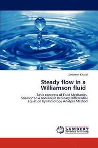 bokomslag Steady Flow in a Williamson Fluid