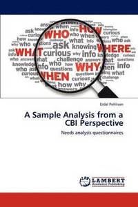 bokomslag A Sample Analysis from a Cbi Perspective