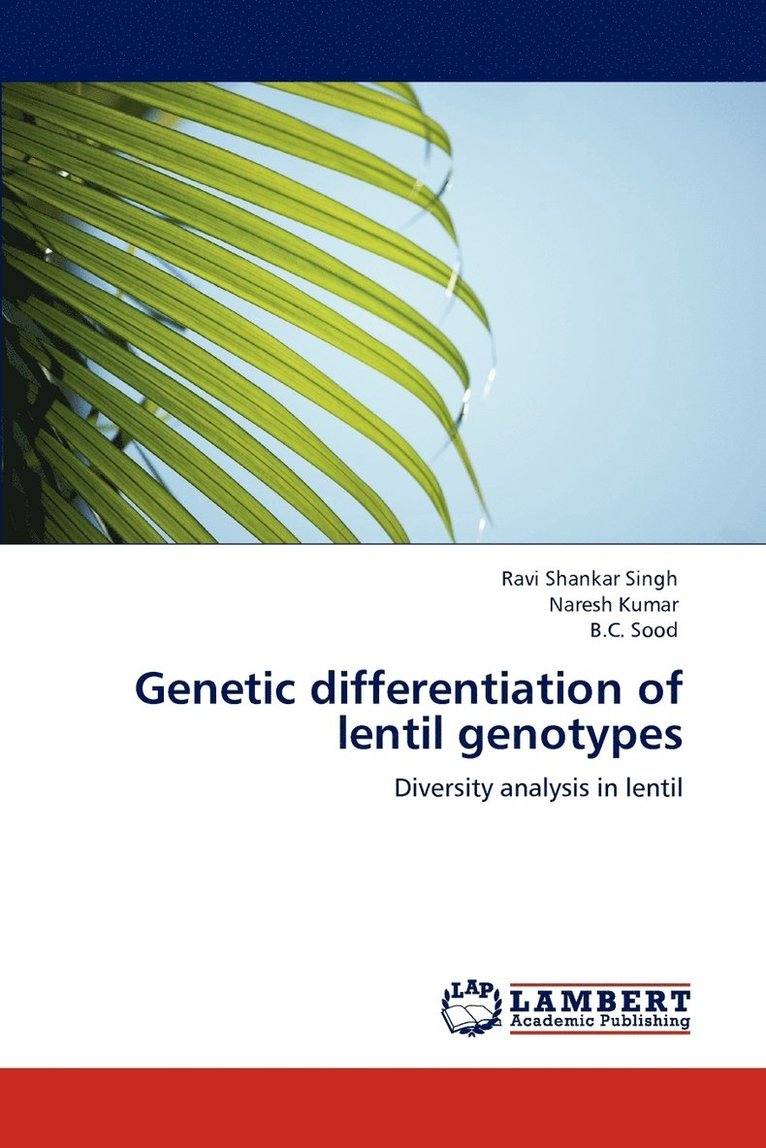 Genetic differentiation of lentil genotypes 1