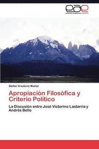 bokomslag Apropiacin Filosfica y Criterio Poltico